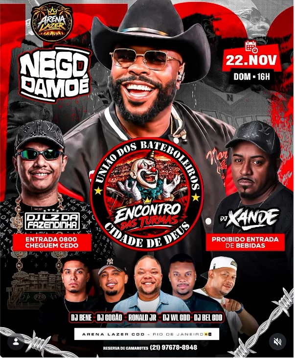 Flyer do evento Encontro das Turmas — União dos Bateboleiros CDD