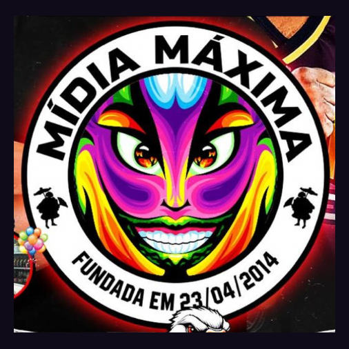 Logo da turma Mídia Máxima