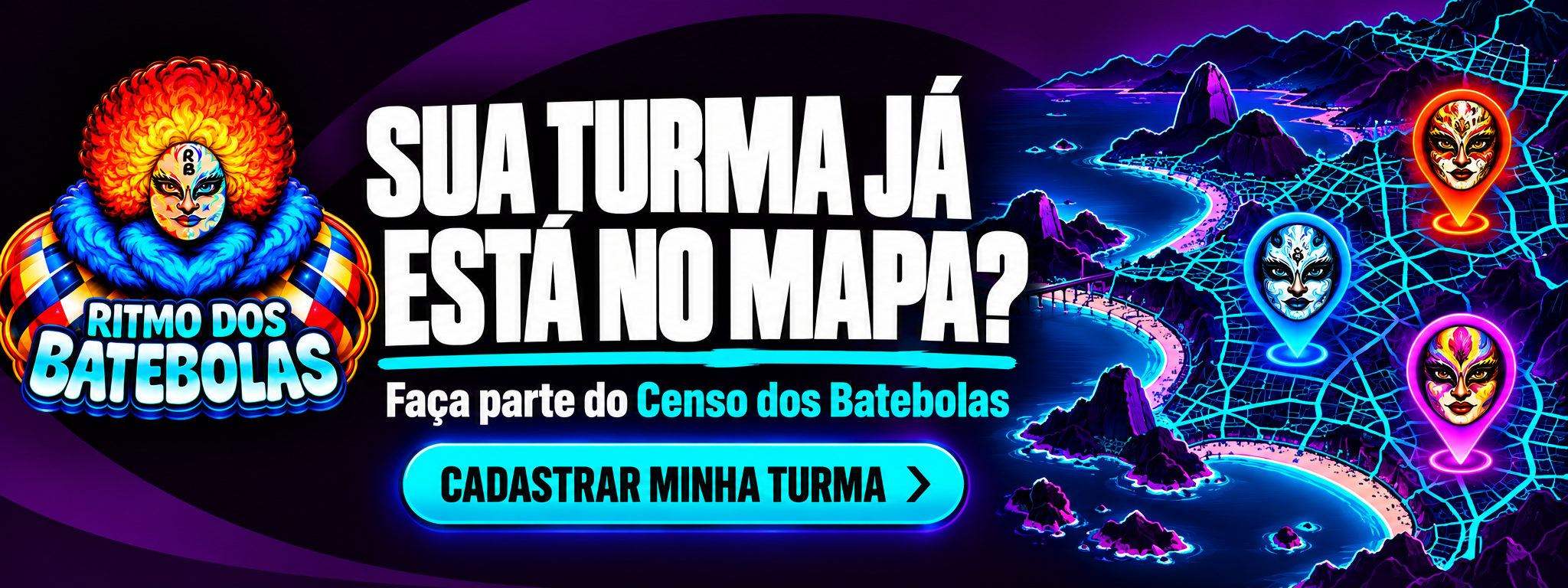Sua turma já está no mapa?